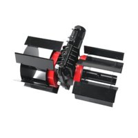 Magideal - Herramienta De Cultivador Rotativo, Cultivador Manual De Jardín, Herramienta De Excavación, Fácil Instalación, Desmalezador De Jardín, Desmenuzador De 28Cmx15Cm