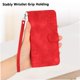thumbnail image 4 of Funda Flip Premium Fibra de Carbono para Motorola MOTO G86 Power con Soporte y Cierre Rojo, 4 of 6