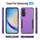 thumbnail image 2 of Para Samsung Galaxy A57 5G Funda a Prueba de Golpes Resistente Protección de Cuerpo Completo Resistente a Polvo/caídas Cubierta Funda, Morado, para Galaxy A57 5G, 2 of 7