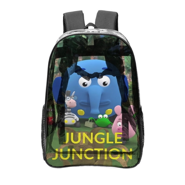 Selva De La Intersecciónmochila Transparente Temática Resistente Y Duradera Bolsa See through Para Trabajo Deporte Universidad Y Viaje 31 × 43 Cm