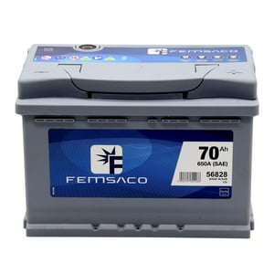 Genérico - Bateria Femsaco 70Ah Positivo Derecho Normal 590 Cca Gris Oscuro
