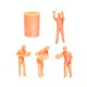 thumbnail image 2 of 1:64 Figuras De Personas Pequeñas Personas Para Proyectos De Bricolaje Decoración De Escenas En Miniatura, 2 of 3