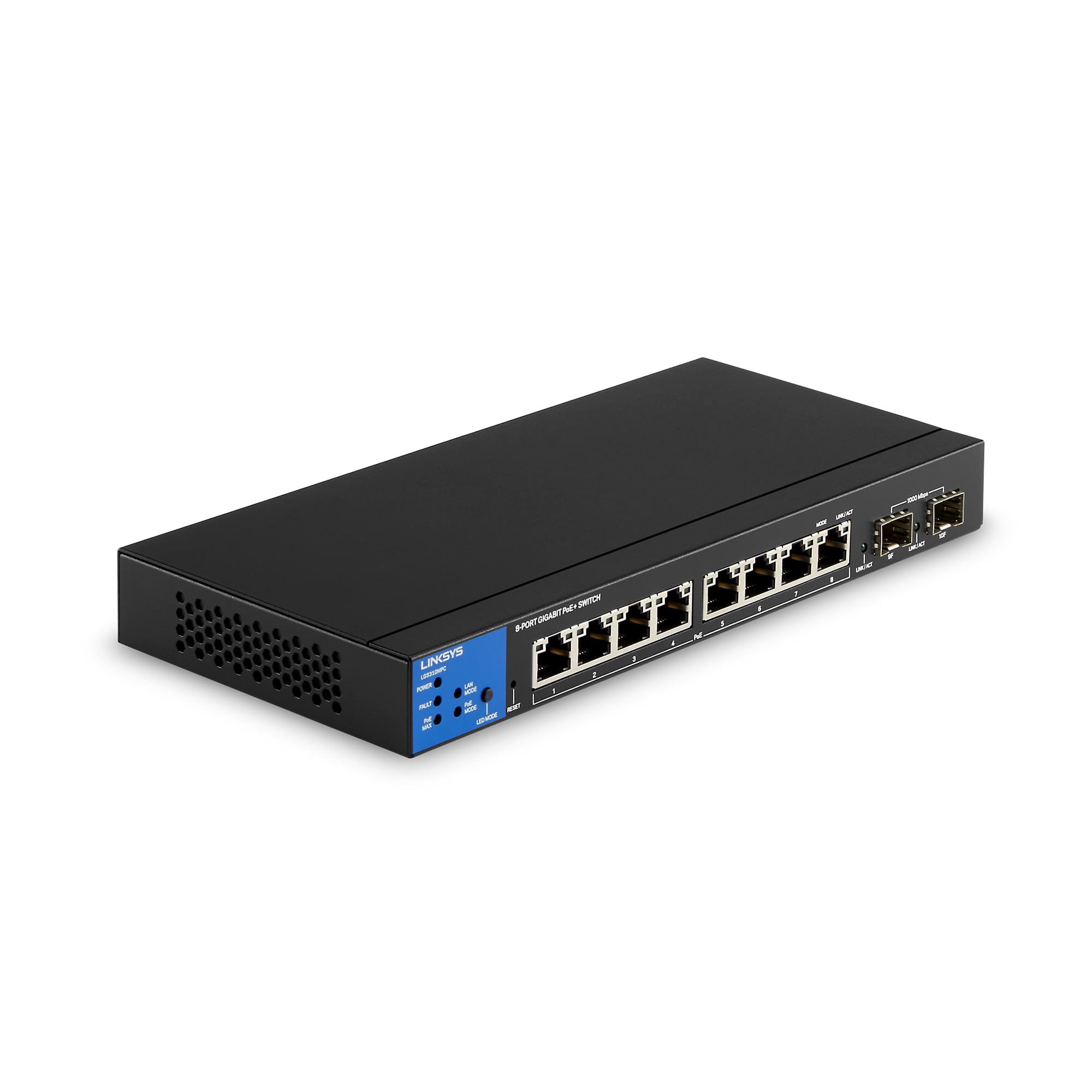 Switch De Red Linksys Lgs310mpc De 8 Puertos Poe+ 110 W 110 V