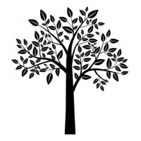 Rienda Libre Graphics - Decomural Leafy Tree Birch Tree Ws-17615