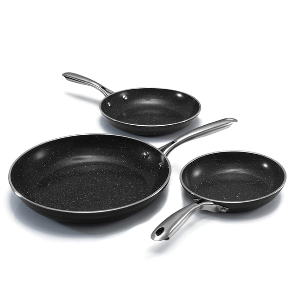 Set de sartenes Granitestone 3 piezas 20/25/30 cm antiadherente de cerámica