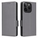 thumbnail image 4 of Funda Cartera para BLU G54 Tapa Flip con Ranuras y Soporte Gris, 4 of 5