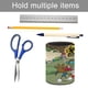 thumbnail image 5 of Nombre en Código Kids Next Door-theme Cylinder Pen Holder Pencil Organizer with Flannel Lining PVC Leather Material Cardboard Base for study work 10*8CM, 5 of 6