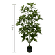 thumbnail image 3 of Planta Artificial Decorativa Tipo Arbusto 1.5m Con Macetero, 3 of 5