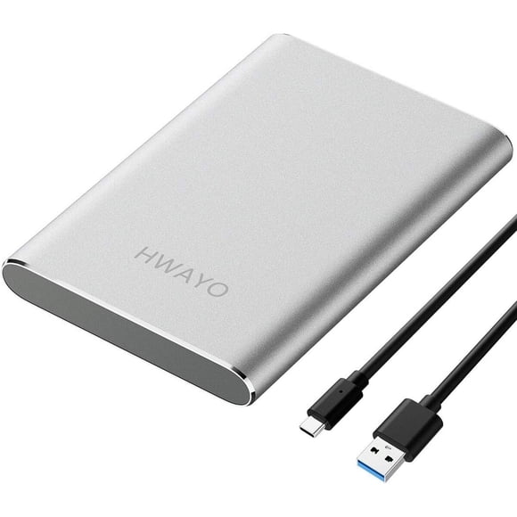 Disco Duro Externo 750Gb Usb 3 1 Tipo C Plata