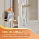 thumbnail image 4 of Cat Door Latch TGIOW 5, correa de tamaño ajustable para gatos, color blanco, 4 of 8