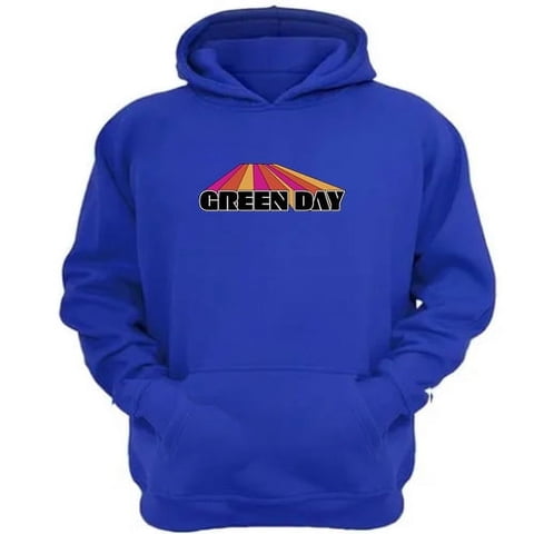 Genérico - Polerón Canguro Green Day Azul Talla L Unisex