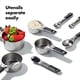 thumbnail image 3 of Juego de tazas y cucharas medidoras OXO Good Grips de acero inoxidable, 3 of 8