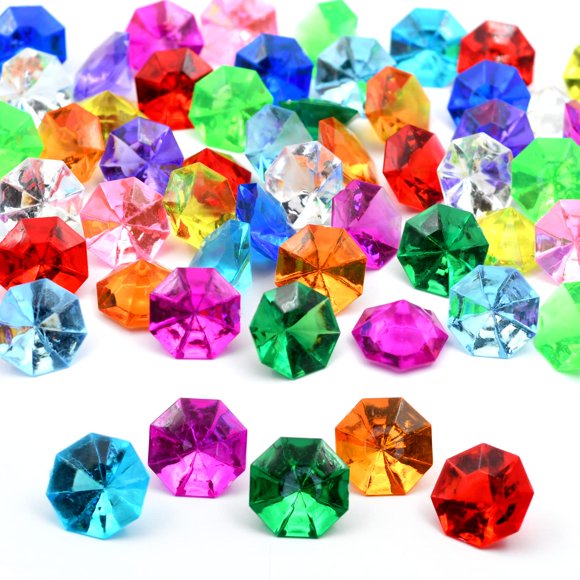 Gemas Acrílicas WBJKZJD 60 piezas 32 × 24 mm multicolores