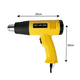 thumbnail image 3 of Pistola De Calor Electrica Pistola De Aire Caliente 2000w, 3 of 4