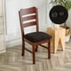 thumbnail image 3 of Xiao Hua Funda de Silla de Restaurante de Jacquard, Funda de Asiento Impermeable, Funda de Silla de Cocina Desmontable (Juego de 2 Piezas, Negro), 3 of 4