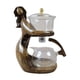thumbnail image 5 of Tetera De Kung Fu, Tetera De Cristal Kungfu, Juego De Té Para Regalos Navideños, Oficina, Hogar, Marrón, 5 of 5