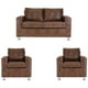 thumbnail image 2 of Living Asiria 211 - Cuero Sintetico Pu Caramelo, 2 of 8