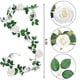 thumbnail image 2 of Rosas Artificiales Color Blanco 4 Unidades (200 Cm) Para Bodas, 2 of 7