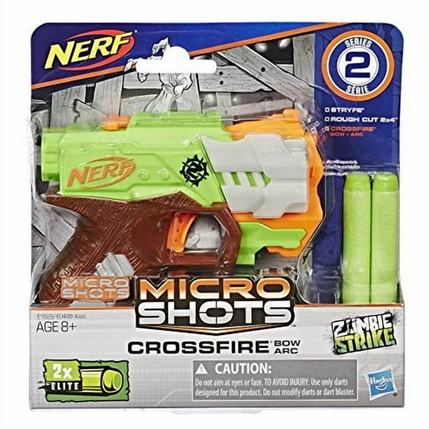 Nerf MicroShots Zombie Strike Ballesta Arco Lider