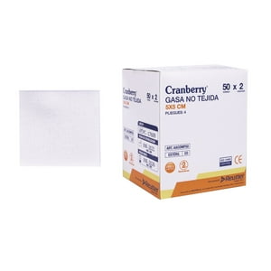 Cranberry - Gasa No Tejida 5 X 5 Cm, 50 Un