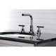 thumbnail image 5 of Grifo para baño Kingston Brass Manhattan FSC8959CML níquel pulido, 5 of 8