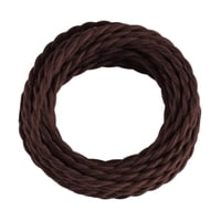 Bothyi - Cables De Luz Trenzados De Cuerda Profesional De 10 M, Cable Trenzado De Dos Núcleos, Lámpara Antigua, Color Café