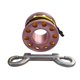 thumbnail image 3 of Carrete De Dedo De Aleación De Aluminio De Buceo De 15 M Con Mosquetón De Perno Rosa, 3 of 5