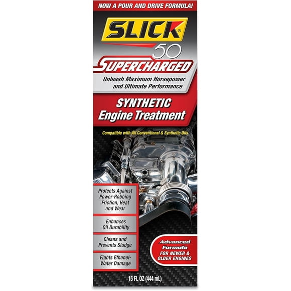 Tratamiento para motor Slick 50 750001 con aceite de motor 10W-30