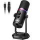 thumbnail image 1 of Micrófono dinámico AOC USB/XLR para grabación de podcasts y juegos, 1 of 8