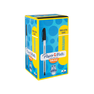 Boligrafo Inkjoy 100St Paper Mate Negro Caja X50