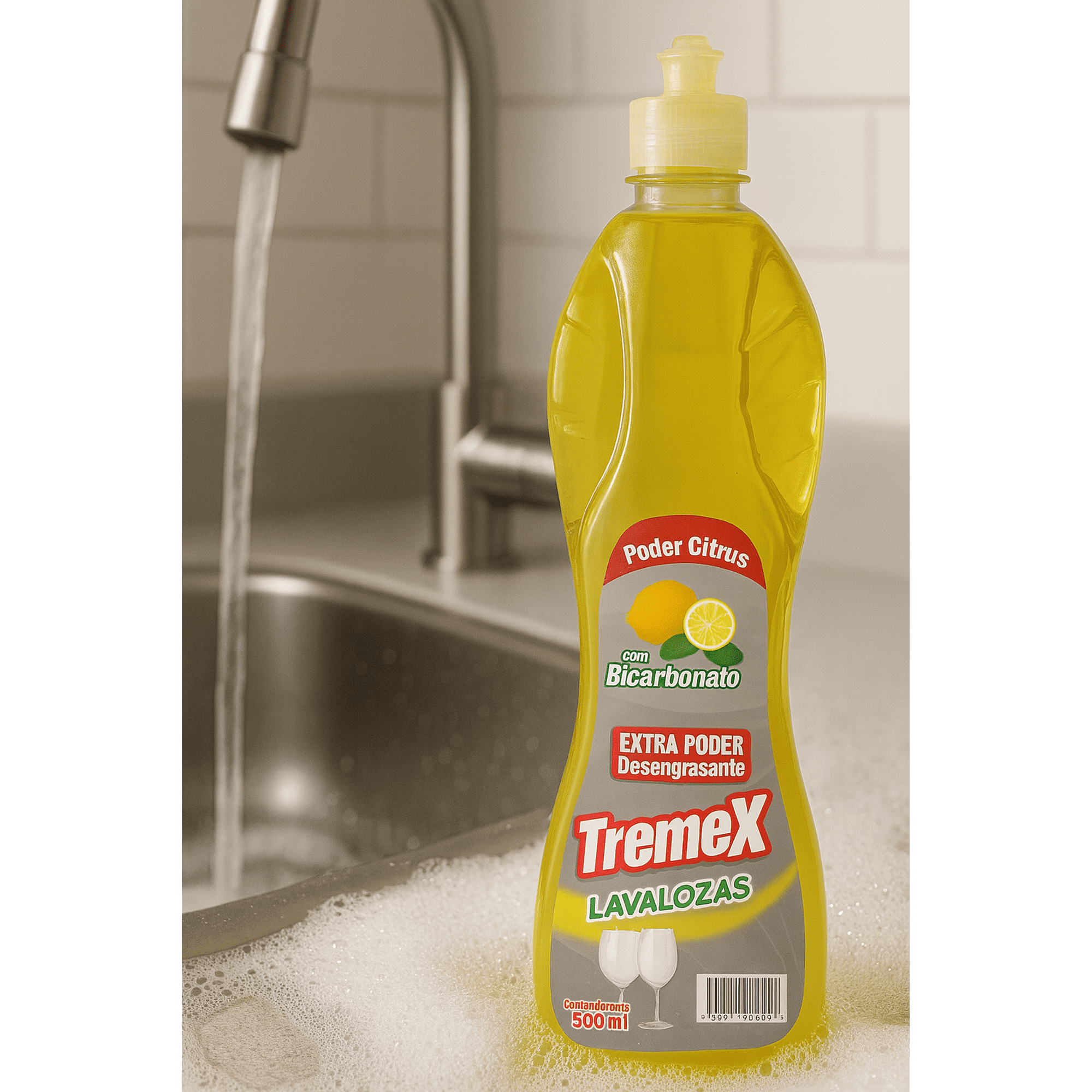 Lavaloza Tremex Aroma Cítrico Con Bicarbonato 500 Cc