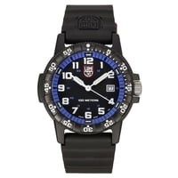 Reloj Luminox Leatherback Sea Turtle Giant Polyurethane Strap Black And Blue Dial Swiss Quartz Xs.0324 100M Men'S Watch