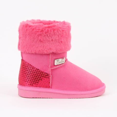 Bota Niña Chiporro Lentejuelas Rosado Barbie