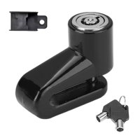 Ioensy - Candado Antirrobo Para Bicicleta, Candado Resistente Para Motocicleta, Bicicleta De Montaña, Negro