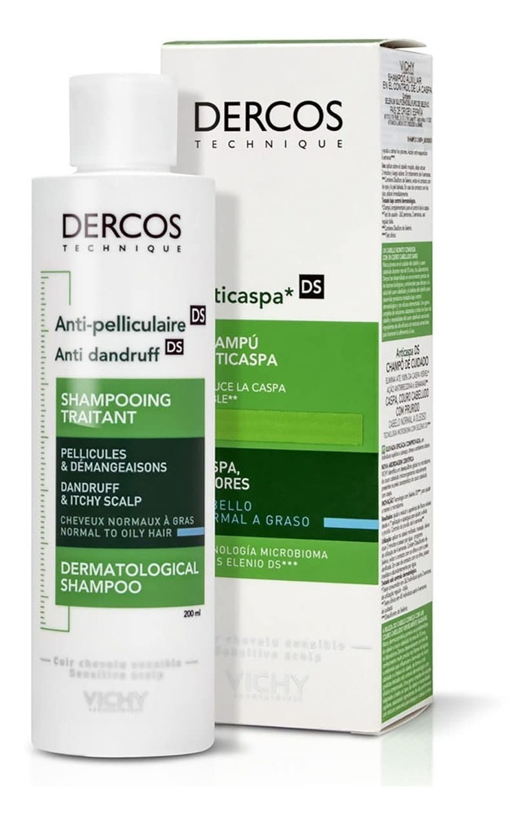 Vichy - Dercos Shampoo Anticaspa Grasa X 200 Ml
