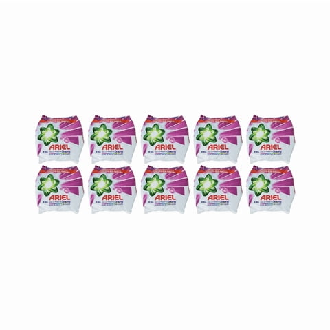 Pack 10 Unidades Detergentes En Polvo Ariel Downy 700Gr