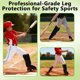 thumbnail image 5 of Espinillera Sorcifa Juvenil de Béisbol Negra Ajustable, 5 of 5