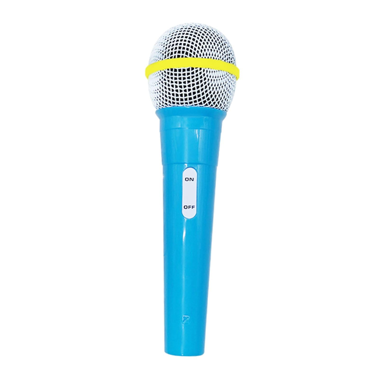 Bothyi - Micrófono Para Niños, Juguete, Disfraz, Micrófono Falso Para El Hogar, Halloween, Carnaval, Azul