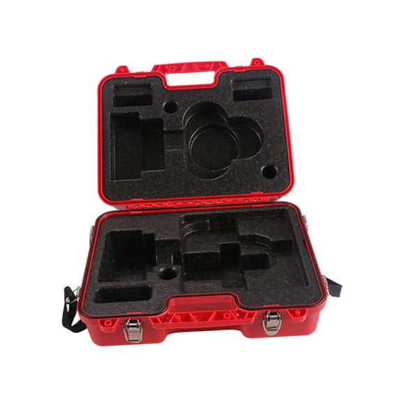 Caja De Instrumentos Topográficos Caja De Almacenamiento Resistente Para Instrumentos De Nivel De Teodolito Rojo