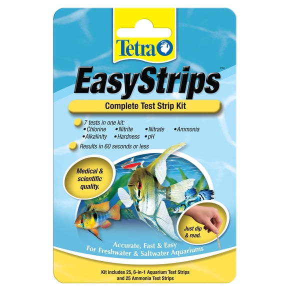 Kit completo de tiras de prueba Tetra EasyStrips 25, 6 en 1