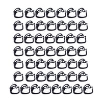 Ioensy - 50X Clip De Gancho De Red De Sombra Clips Fijos De Red De Sombreado Para Cubierta De Barco Red De Parasol