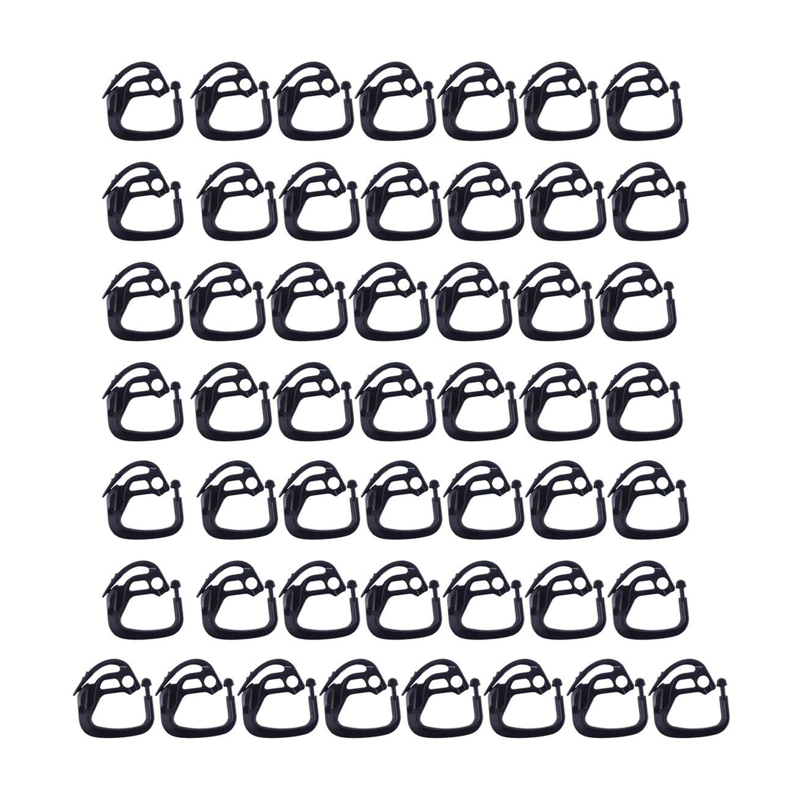 Ioensy - 50X Clip De Gancho De Red De Sombra Clips Fijos De Red De Sombreado Para Cubierta De Barco Red De Parasol