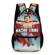 thumbnail image 1 of Nacho Libre Mochila Escolar para Niños y Niñas, Mochila Infantil de Alta Calidad Ligera, Grande y Duradera 43x15x32cm, 1 of 6