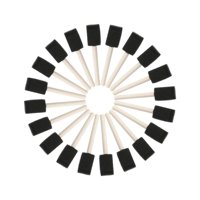 Bothyi - 20X Cepillo De Espuma Para Niños Juego De Pinceles De Esponja Para Pintura Acrílica