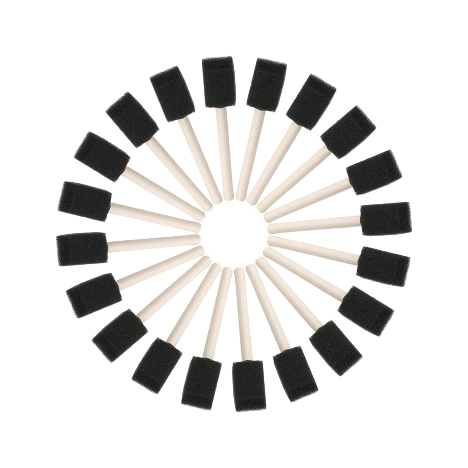 Bothyi - 20X Cepillo De Espuma Para Niños Juego De Pinceles De Esponja Para Pintura Acrílica