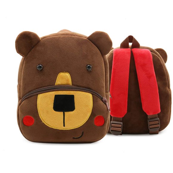Mochila de peluche Ladyzone Zoo Animals para niños de 2 años o más