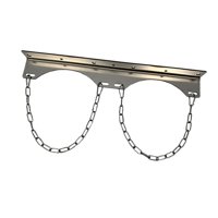 Magideal - Soporte De Pared Para Bombonas De Gas Soporte De Pared Para 1 O 2 Bombonas Soporte Para Bombonas De Gas Soporte Para Bombonas De Gas Para Uso Doméstic Tipo 2