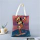 thumbnail image 2 of Augie Doggie and Doggie Daddy Bolso de tela con estampado de lienzo para mujer, bolsa de compras reutilizable y estética, con cremallera interior, regalo para mujer,40*40cm., 2 of 6