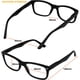 thumbnail image 3 of Set de 4 gafas de lectura Success Eyewear +3.25, color negro, 3 of 6