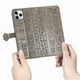 thumbnail image 3 of Funda Cartera FOXDOCK para iPhone 12 ProMax , Flip PU con Relieve de Gatos y Perros, Tarjetero y Soporte, 3 of 6